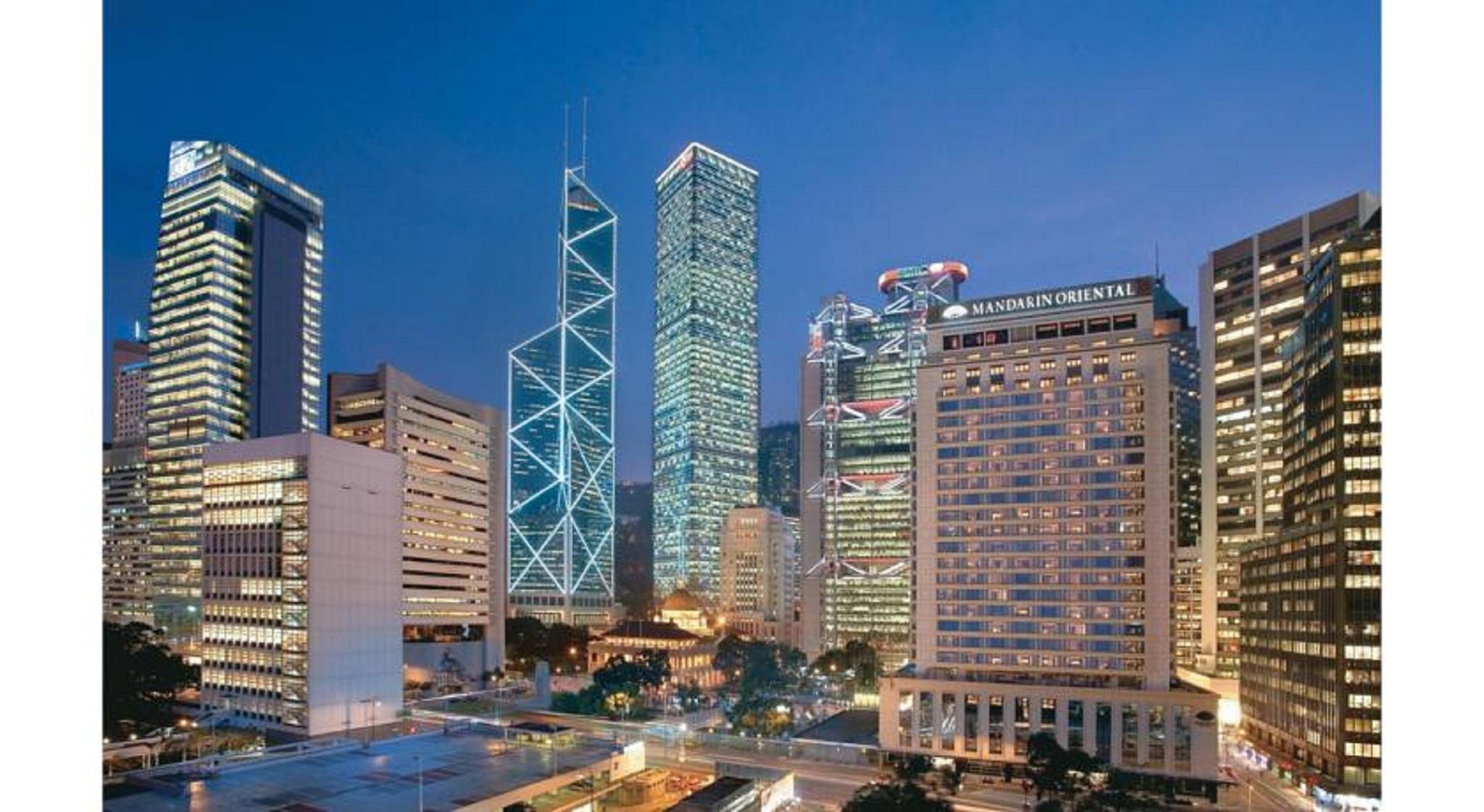 Hotel Mandarin Oriental Hongkong Exterior foto